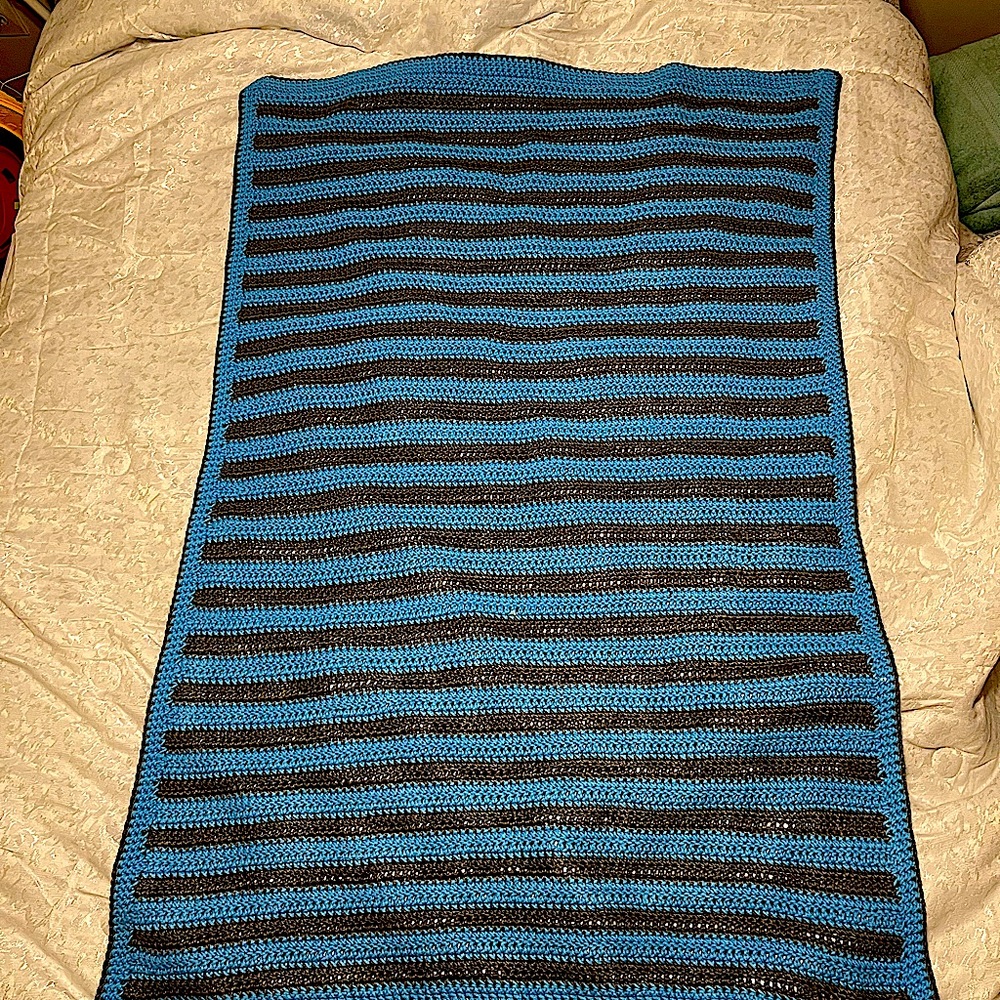 Crocheted blanket
